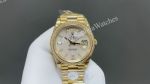8+ Factory Rolex Daydate 36/40mm DD 3255 Movement White MOP Face Baguette-cut Diamond Markers Watch